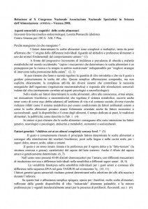 Relazione al X Congresso Nazionale Associazione Nazionale Specialisti in Scienza dell’Alimentazione (ANSISA) – Vicenza 2008 - clicca sull'immagine per leggere l'articolo